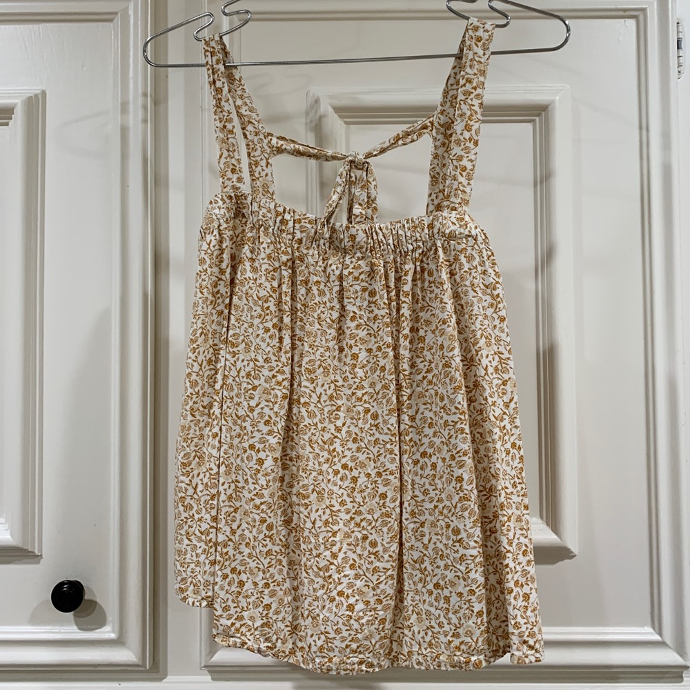 Old Navy Floral Tie Back Tank